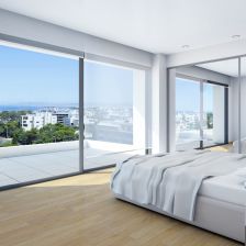 Bedroom (A5) Christakis Oikonomou and Associates, sea view, residences Voula Athens
