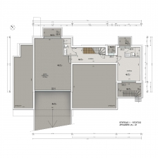 Basement Christakis Oikonomou and Associates, family homes in Thessaloniki, Pylaia, sea view