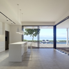 Kitchen Hallkidiki, villas, by the sea summer house, pool, private beach, marina, Paliouri, Kassandra, close to Ksenia beach