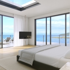 Bedroom Hallkidiki, villas, by the sea summer house, pool, private beach, marina, Paliouri, Kassandra, close to Ksenia beach