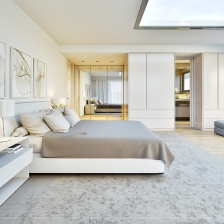 Bedroom Hallkidiki, villas, by the sea summer house, pool, private beach, marina, Paliouri, Kassandra, close to Ksenia beach