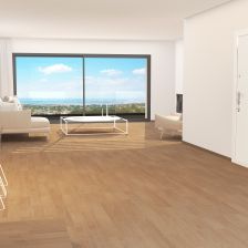 Living room Christakis Oikonomou and Associates, sea view, residences Panorama Thessaloniki
