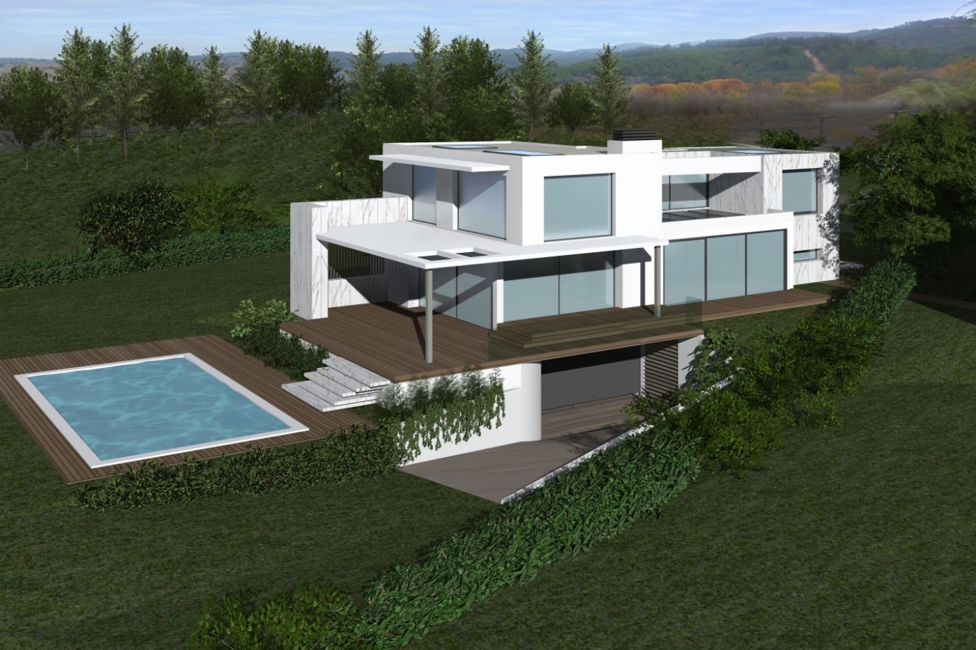 Christakis Oikonomou and Associates, family homes in Thessaloniki, Pylaia, sea view