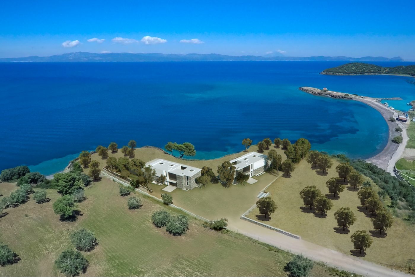Hallkidiki, villas, by the sea summer house, pool, private beach, marina, Paliouri, Kassandra, close to Ksenia beach