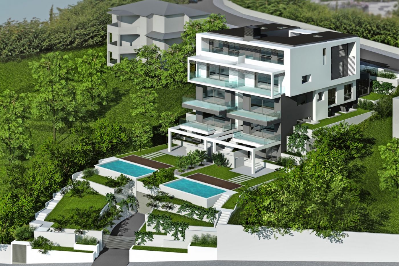 Christakis Oikonomou and Associates, sea view, residences Panorama Thessaloniki